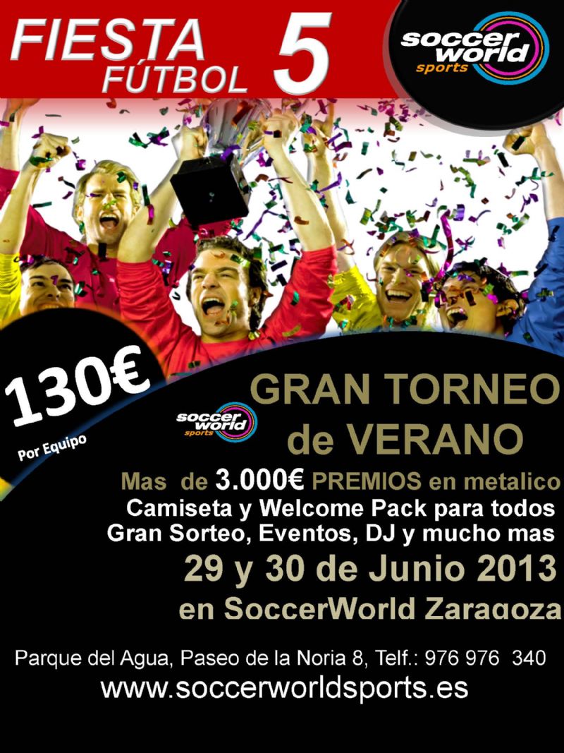 Torneo de Verano de Futbol 5 «Soccer World»