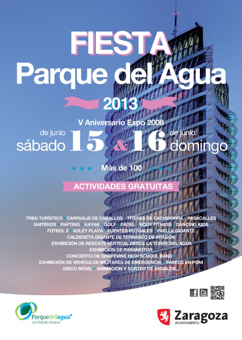 Fiesta «V Aniversario Parque del Agua Luis Buñuel» 