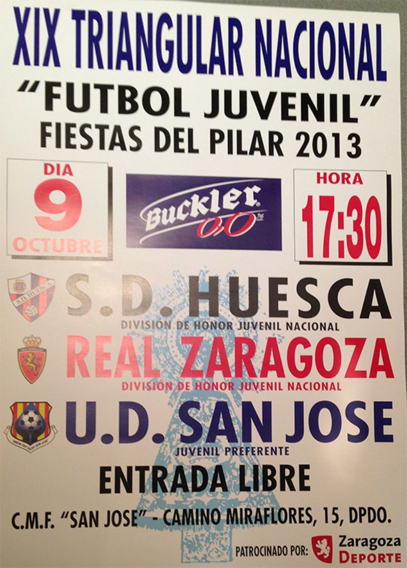 Triangular De Fútbol Juvenil «Fiestas del Pilar»