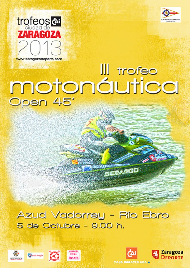 III Trofeo «CAI-Ciudad de Zaragoza» de Motonáutica