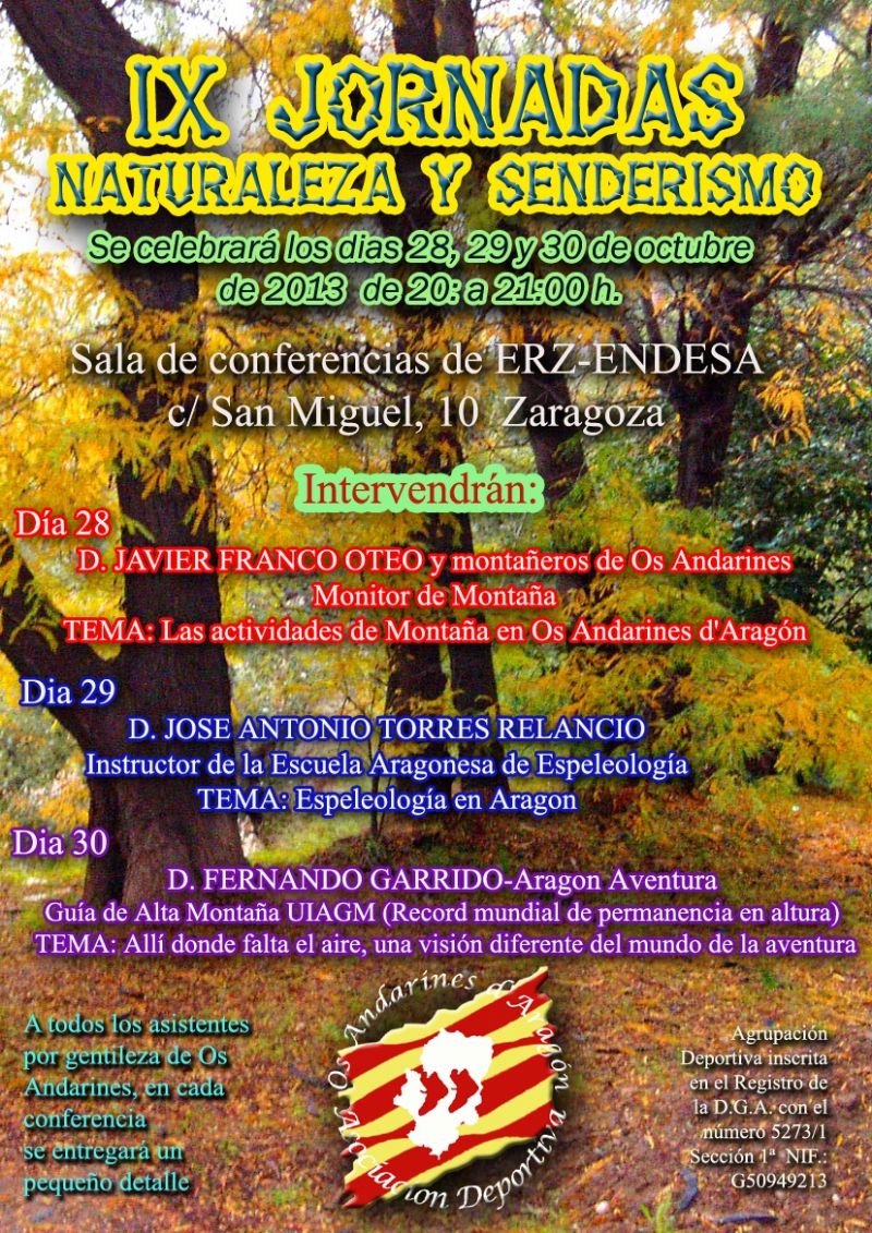 IX Jornadas de Naturaleza y Senderismo