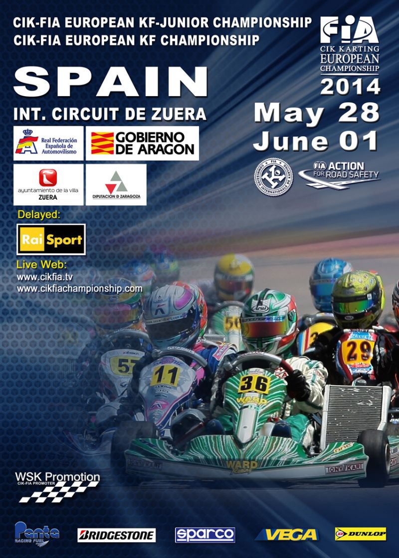 Campeonato de Europa de Karting categorías KF y KF junior