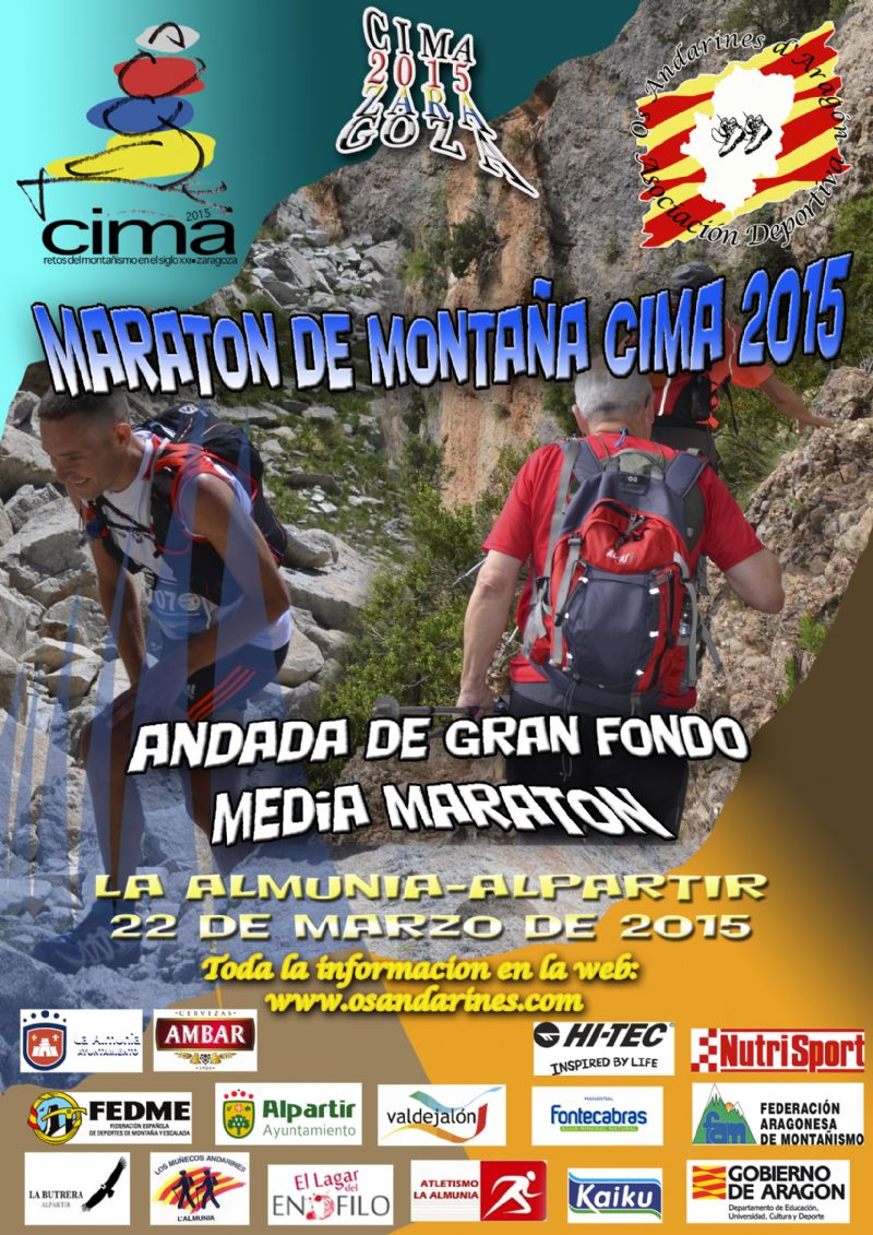 Maratón y Media Maratón de Montaña + Gran Andada CIMA 2015