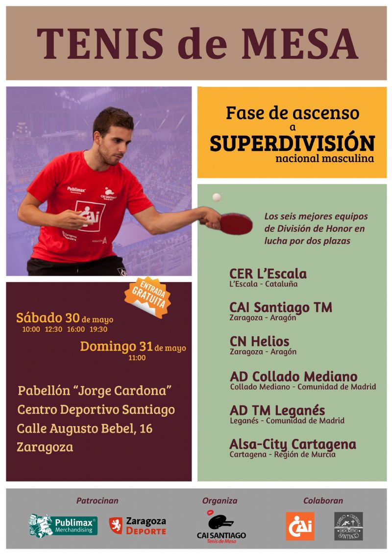 Fase de Ascenso a la Superdivisión Nacional de Tenis de Mesa