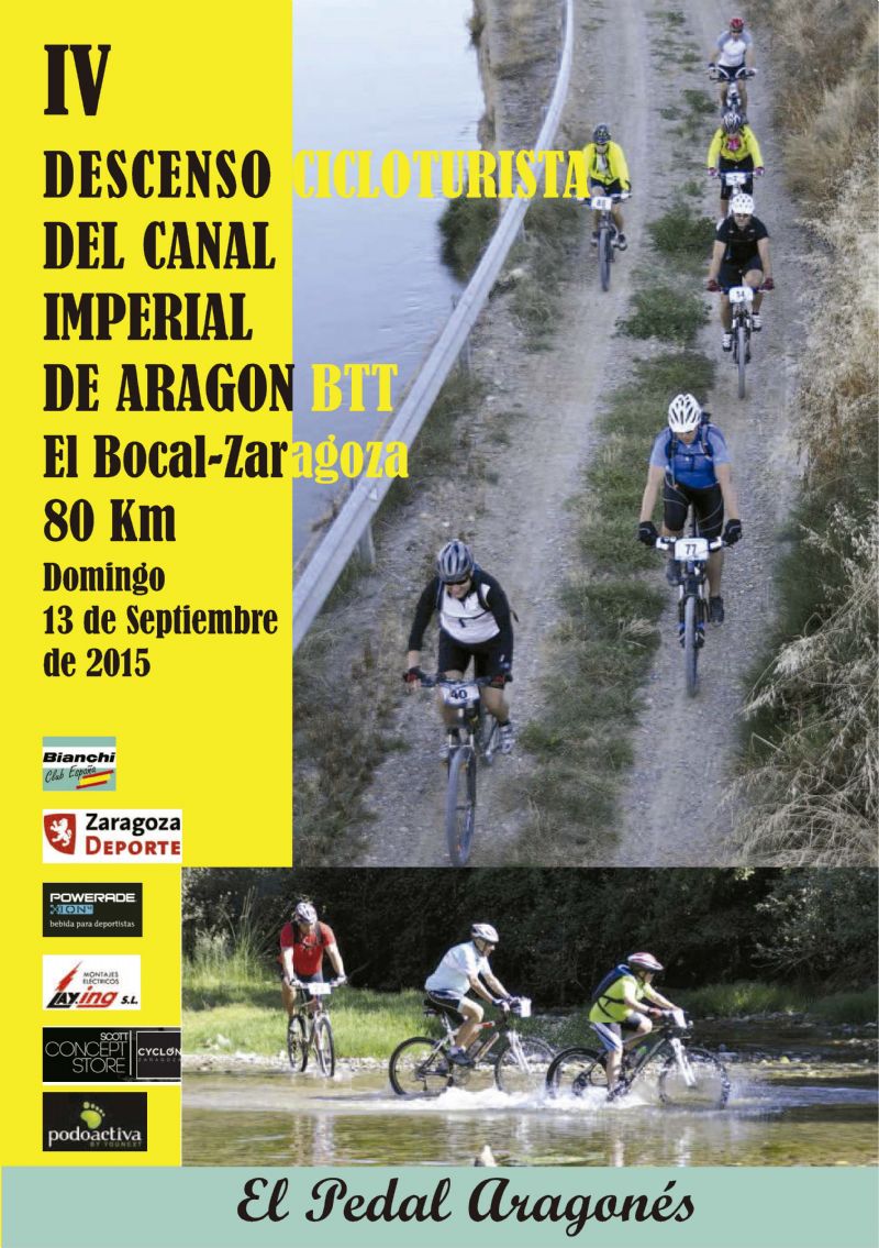 IV Descenso Cicloturista BTT del Canal Imperial de Aragón 