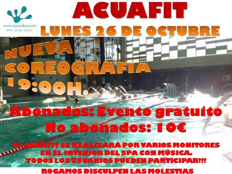 Sesión de AcuaFit en Las Ranillas Centro Hidrotermal