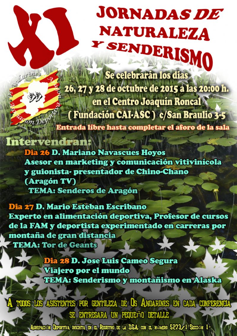 XI Jornadas de Naturaleza y Senderismo 