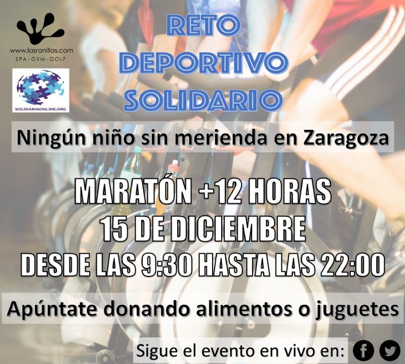 Reto solidario Maratón 12h Cyclo Indoor en Las Ranillas