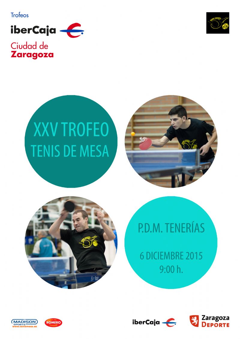 XXV Trofeo «Ibercaja-Ciudad de Zaragoza» de Tenis de Mesa