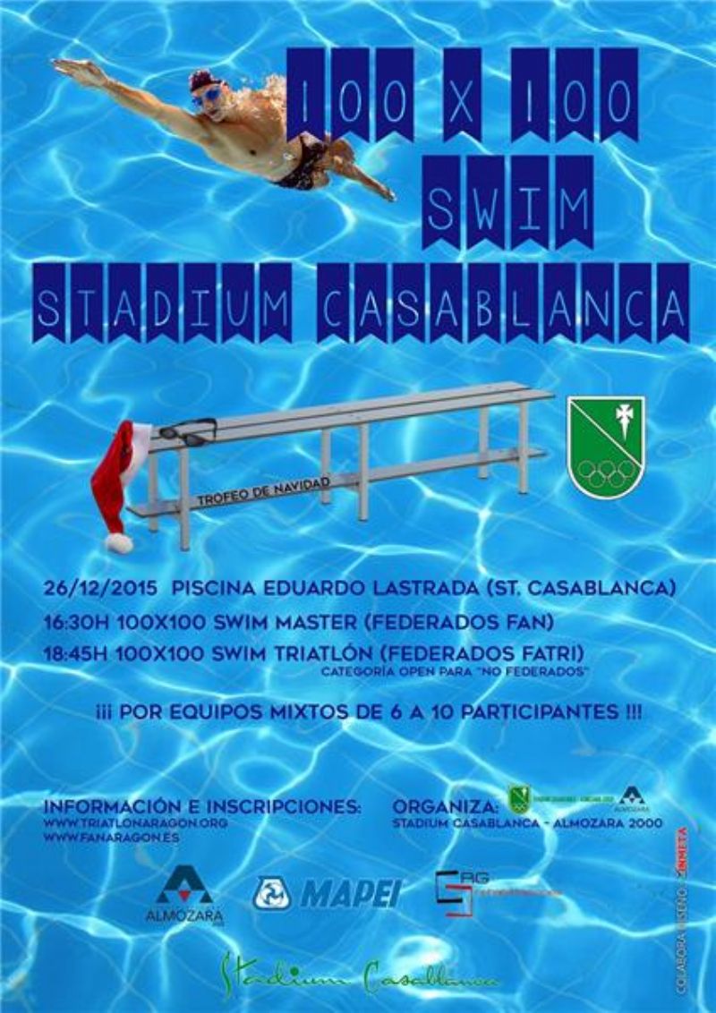 100 x 100 Swin Triatlon Stadium Casablanca 100 x 100 Swin Triatlon Stadium Casablanca