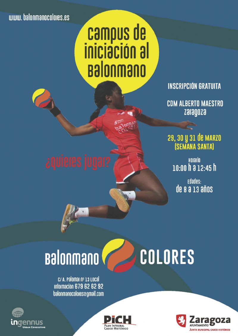 Campus de iniciación al balonmano 2016