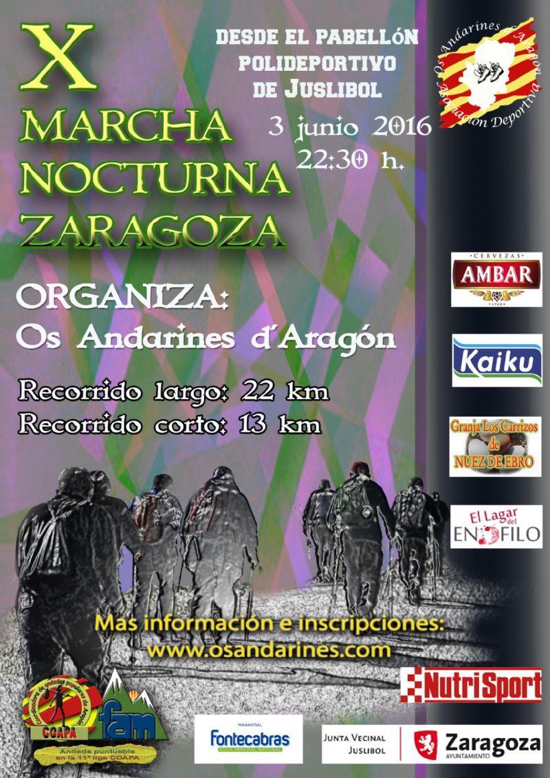 X Marcha Nocturna de Zaragoza 