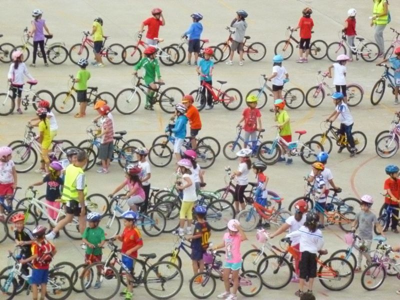 Bicicletada Escolar «Agustina de Aragón»