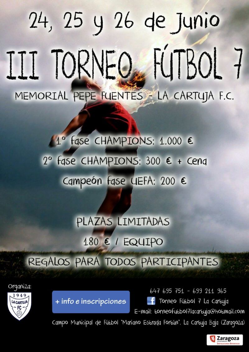 Torneo de Fútbol 7 «La Cartuja» Torneo de Fútbol 7 «La Cartuja»