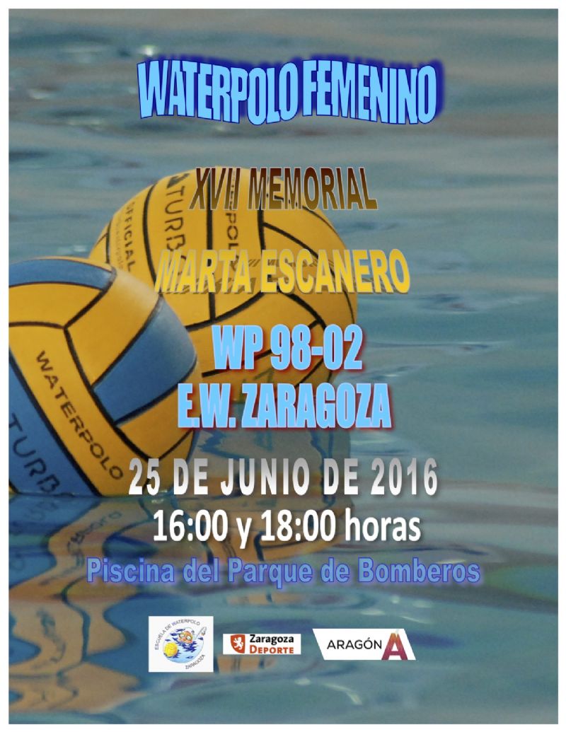 XVII Memorial Marta Escanero de Waterpolo Femenino