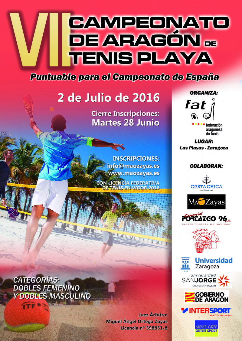 VII Campeonato de Aragón de Tenis Playa