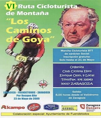 VI Marcha BTT «Por los Caminos de Goya»