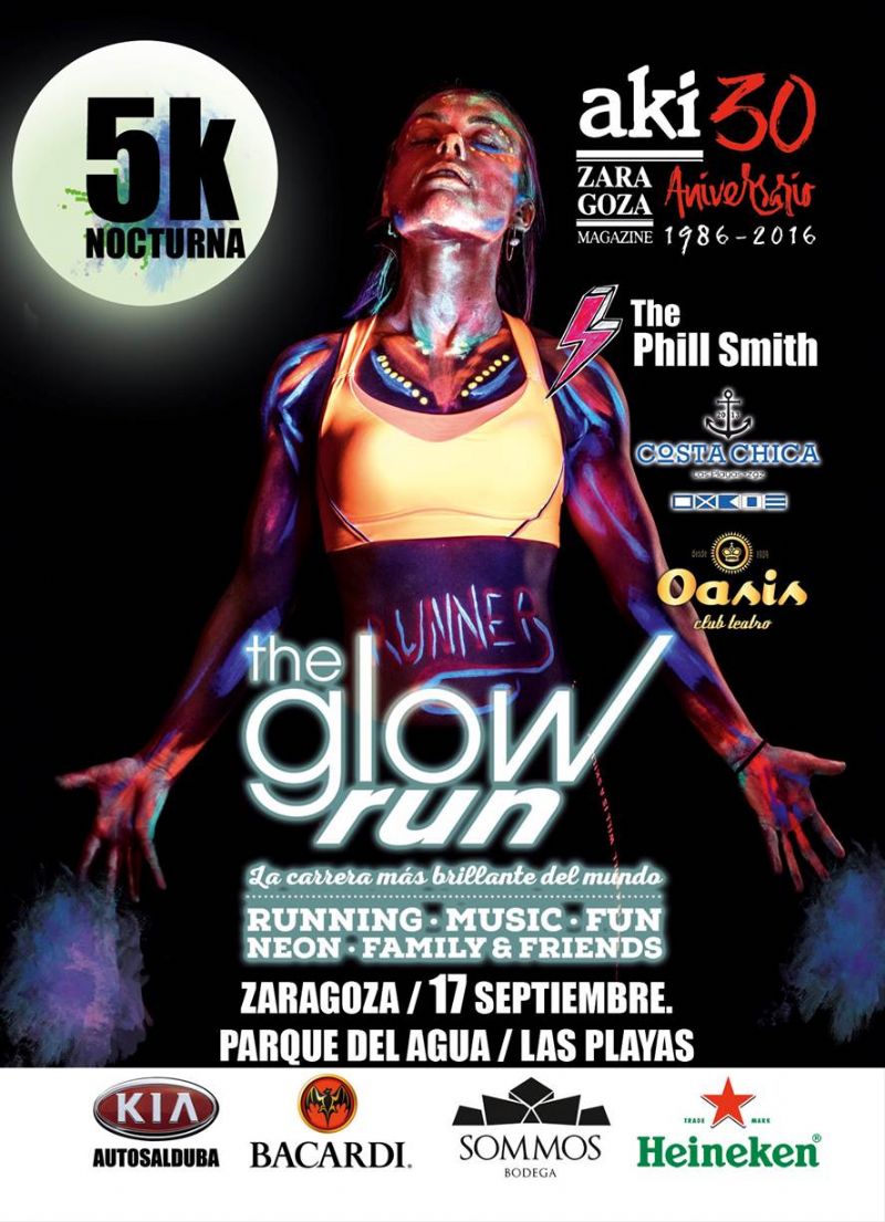 CANCELADA: The Glow Run Aki Zaragoza 30º Aniversario