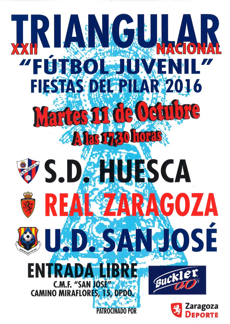 XXII Triangular Nacional de Fútbol Juvenil «Fiestas del Pilar 2016» 
