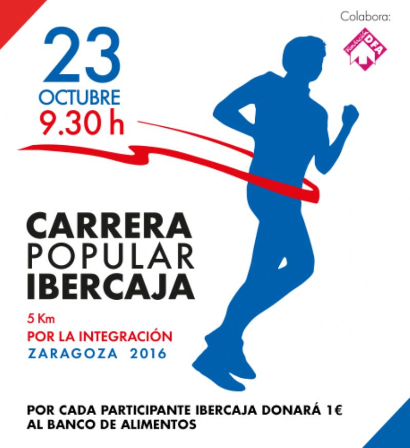 Carrera Popular Ibercaja Zaragoza «Por la integración»