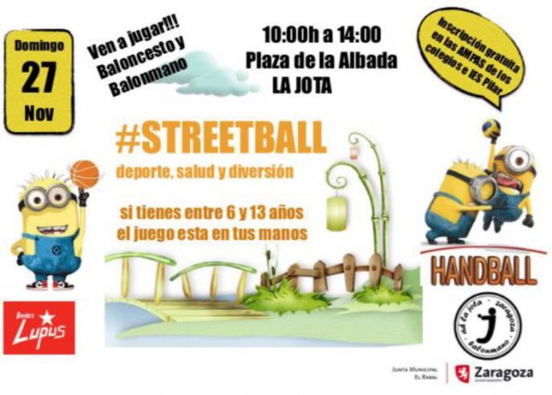 #StreetBall Jornada deportiva en La Jota