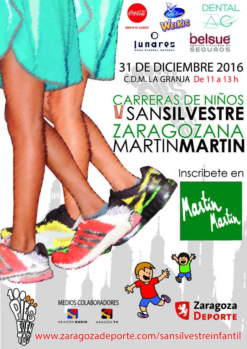 V San Silvestre Zaragozana Martin Martin para Niños