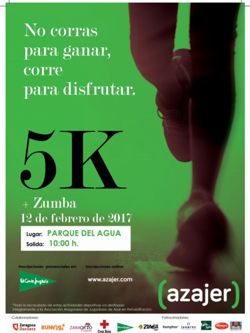 Carrera 5K + MasterClass de Zumba «Juntos contra la adicción» AZAJER