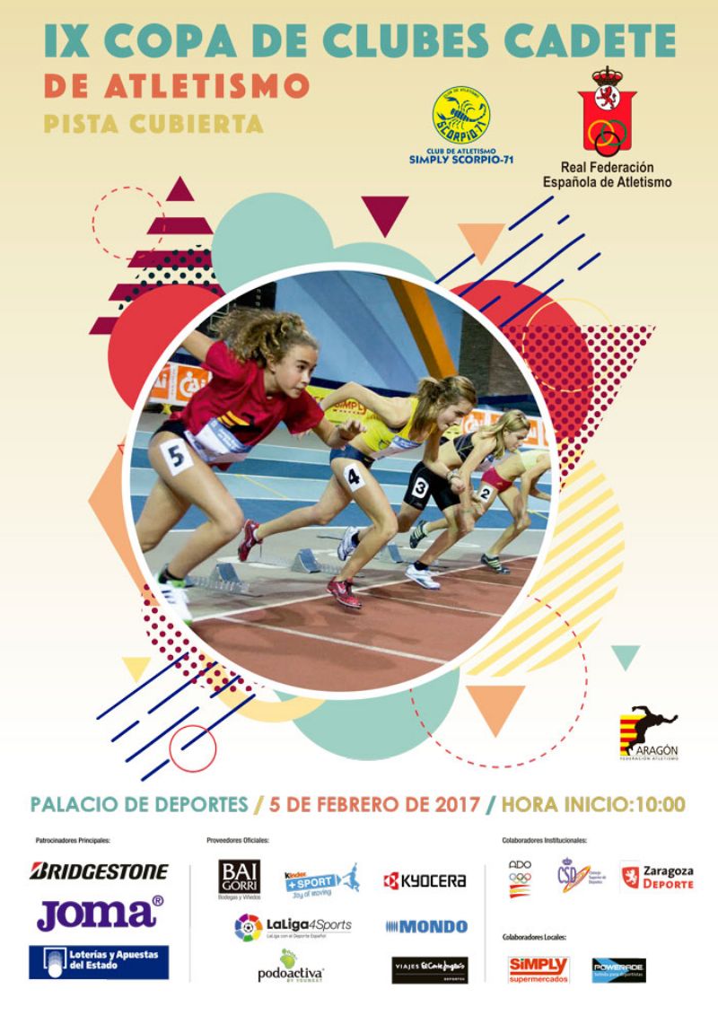 IX Copa Nacional de Clubes Cadete en Pista Cubierta 