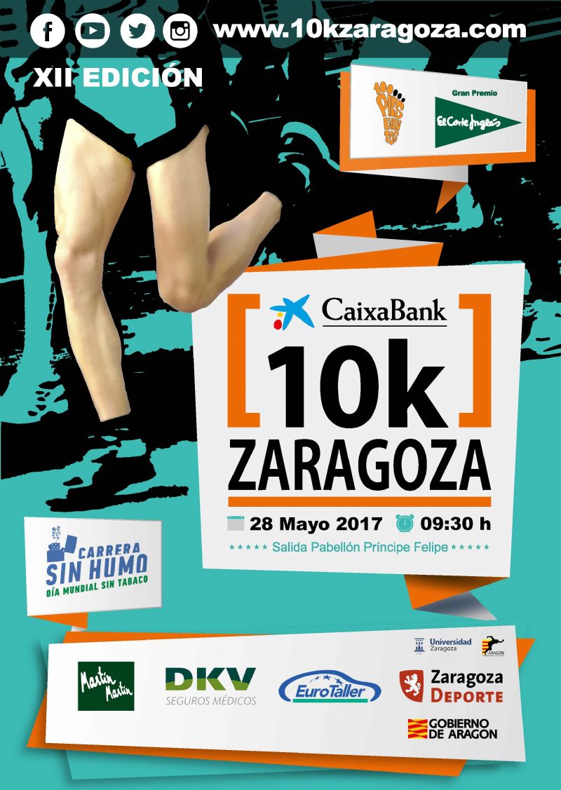 CaixaBank 10k Zaragoza - Carrera sin Humo