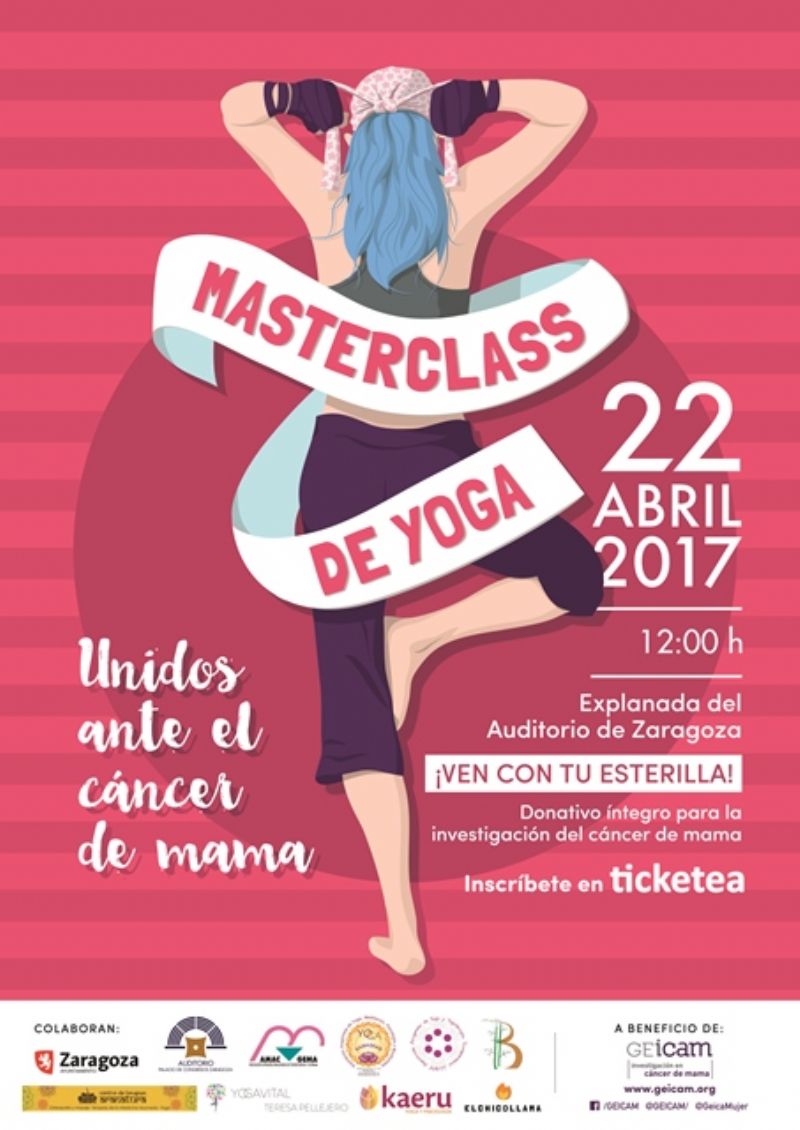 Masterclass de Yoga: Unidos ante el cáncer de mama