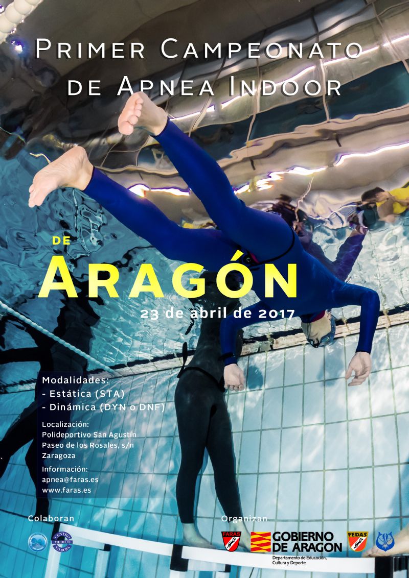 I Campeonato de Aragón de Apnea en Piscina Indoor