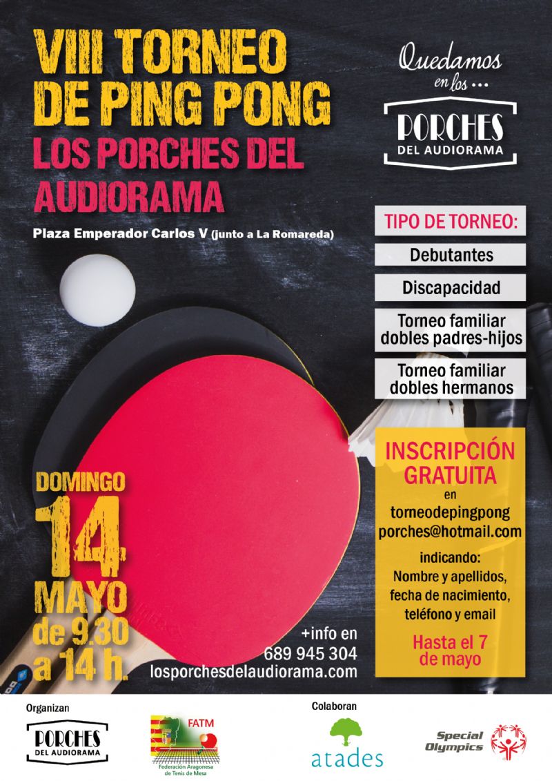 VIII Torneo de Ping Pong Los Porches del Audiorama