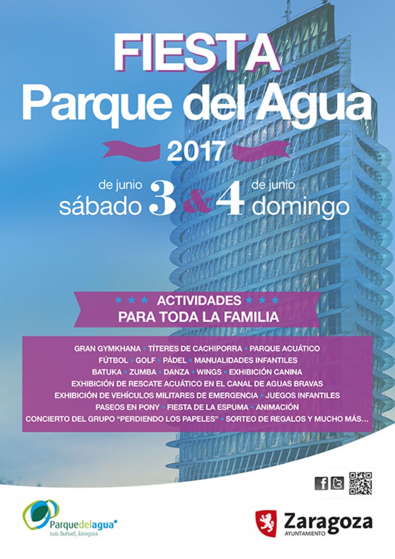 Fiesta en el Parque del Agua «Luis Buñuel» 2017