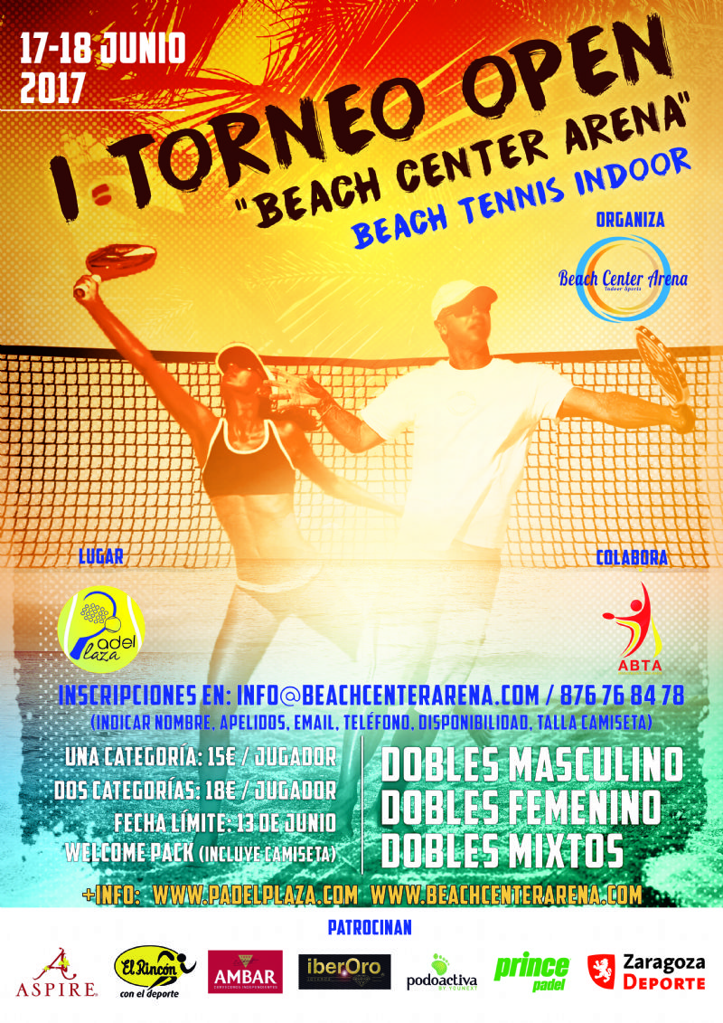 I Torneo Indoor de Tenis Playa «Beach Center Arena»