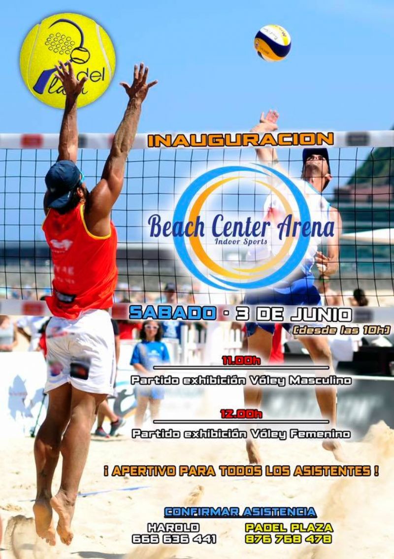 Inauguración del «Beach Center Arena» de Pádel PlaZa