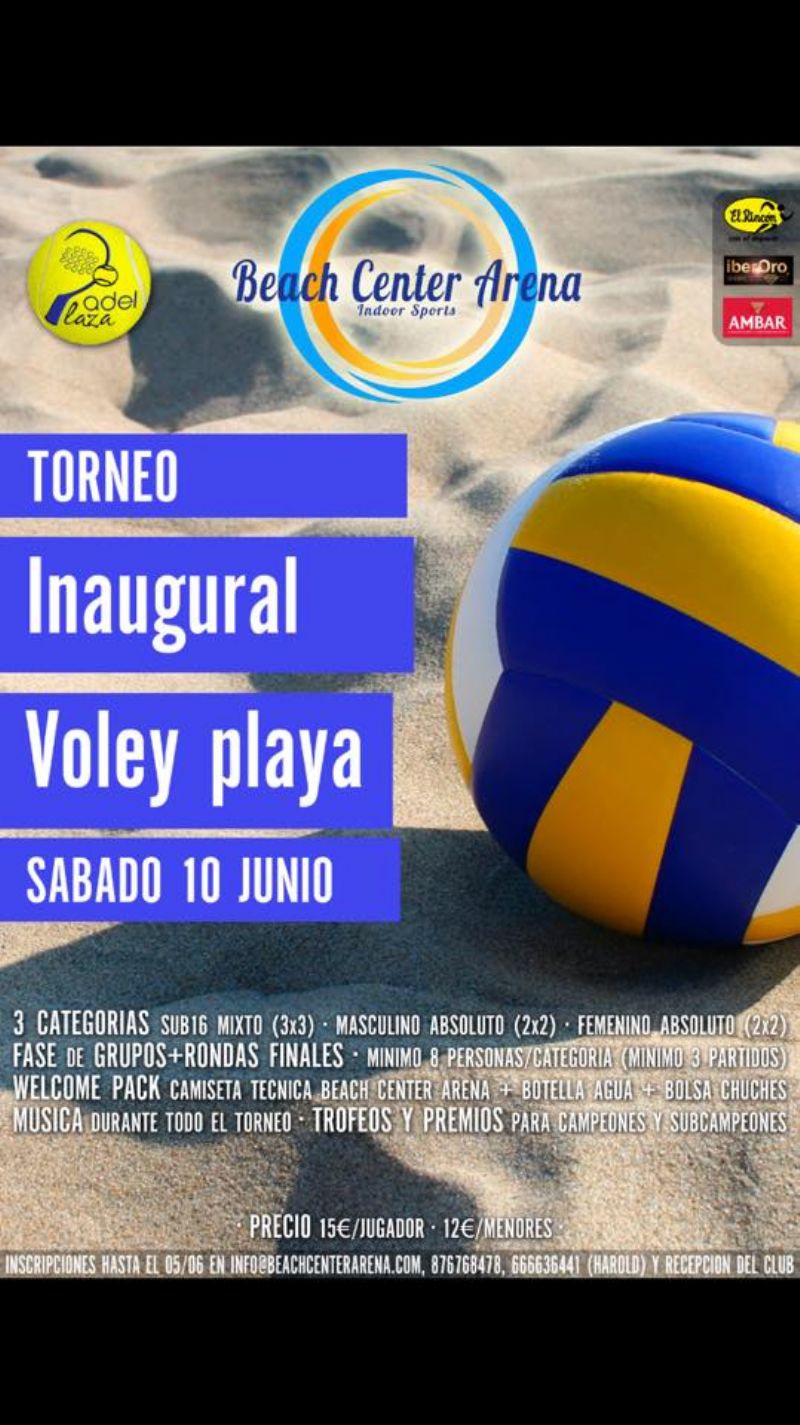 Torneo Inaugural de Voley Playa «Beach Center Arena»