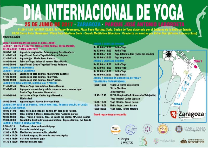 Día Internacional del Yoga en el Parque Grande