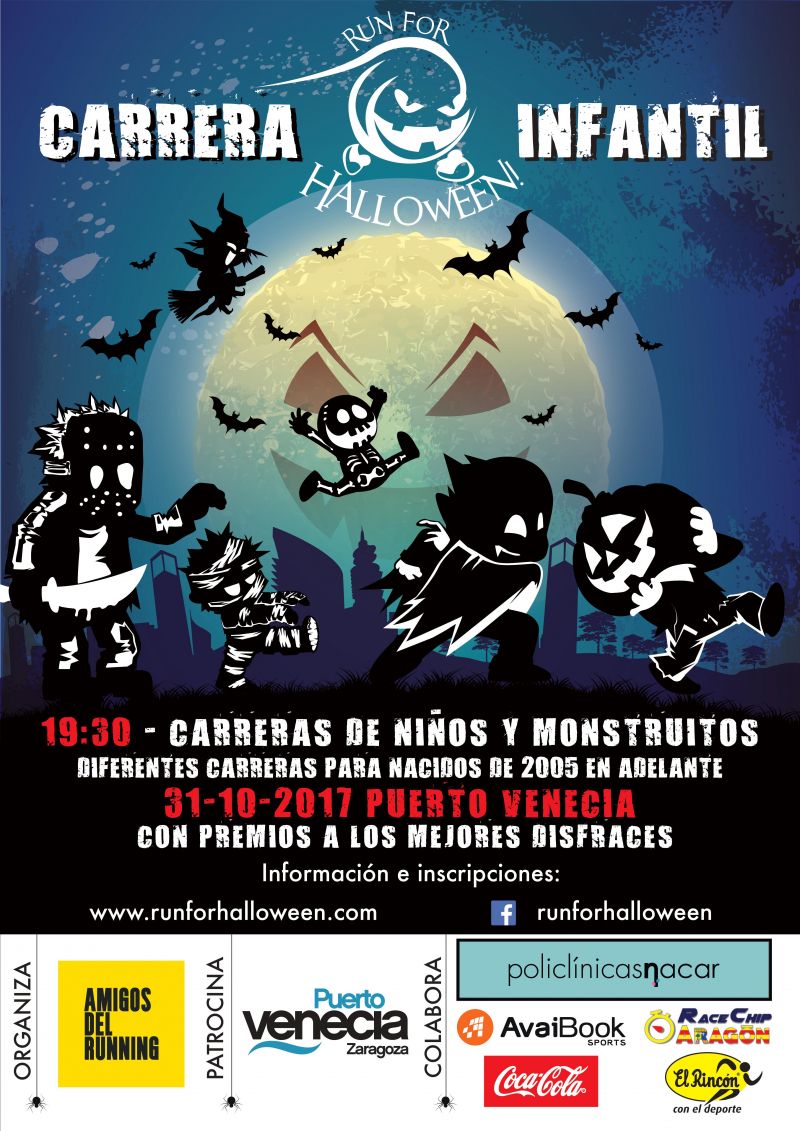 Carrera Infantil Run For Halloween 2017