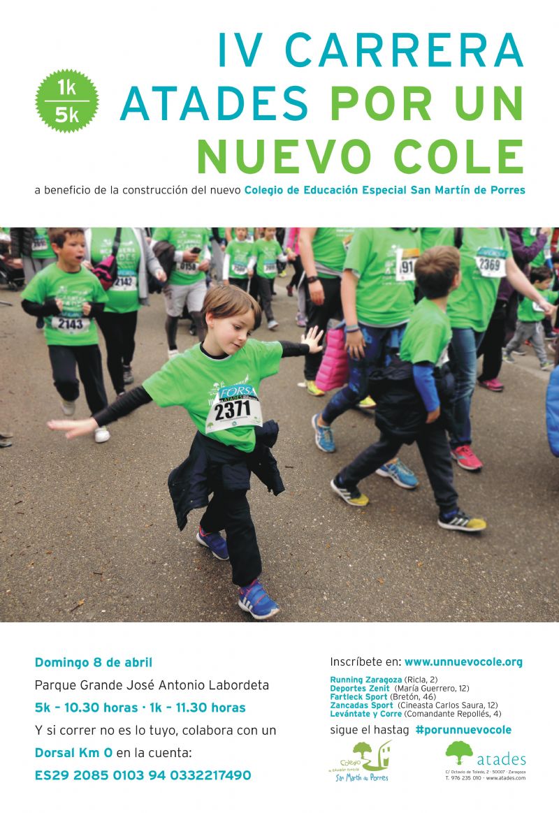 IV Carrera ATADES «Por un nuevo cole»