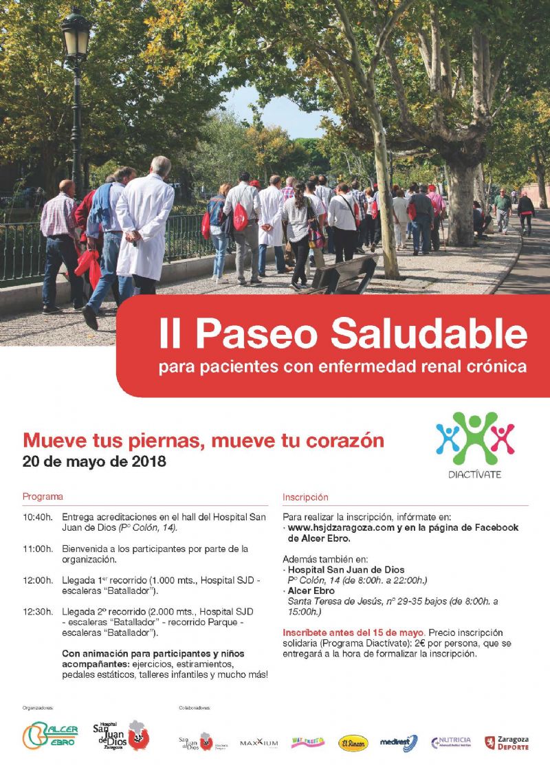 II Paseo Saludable para pacientes con enfermedad renal crónica