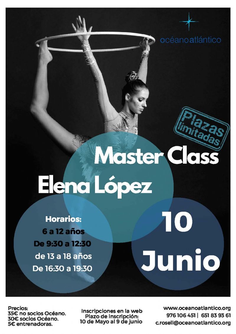 Masterclass de la gimnasta olímpica Elena López