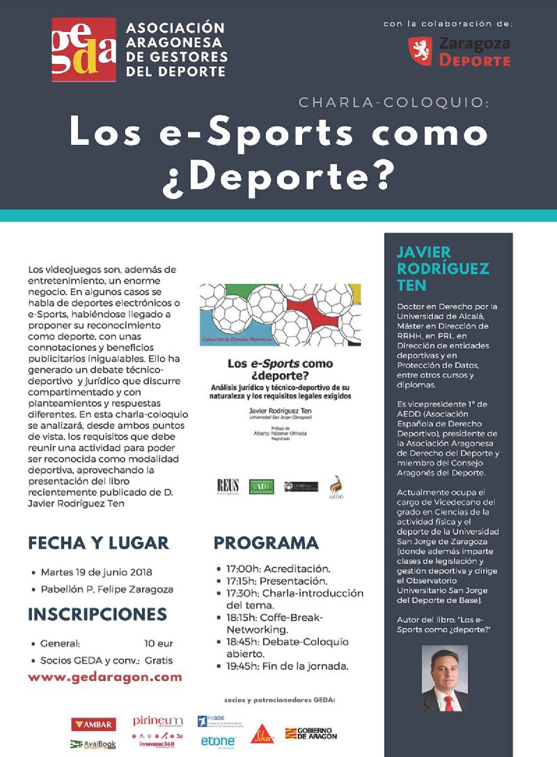 Jornada GEDA: Los e-Sports como ¿Deporte?