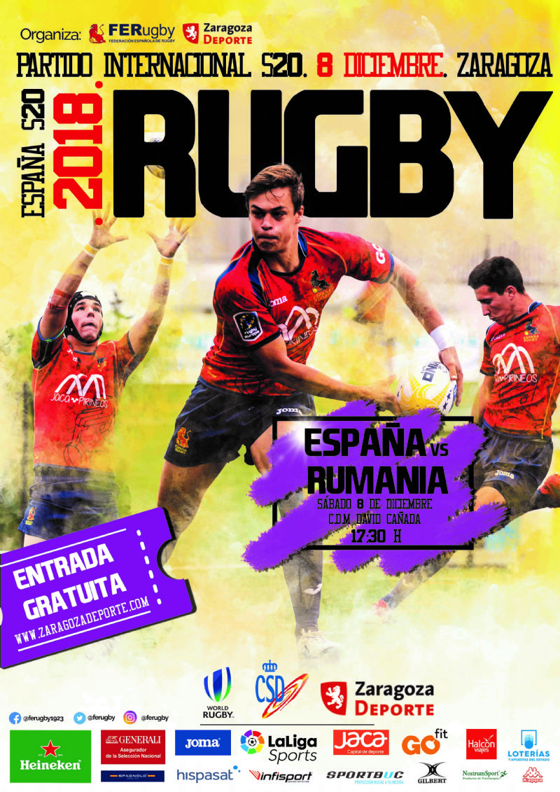 Partido Internacional Rugby U-20: España - Rumanía