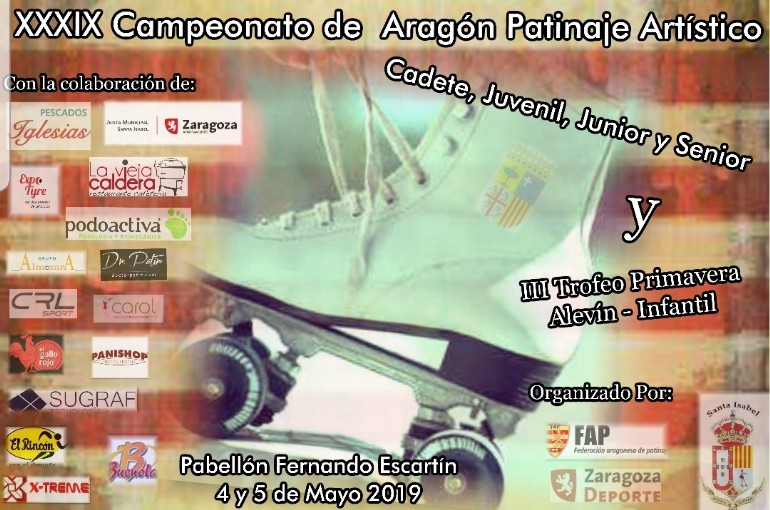 XXXIX Campeonato de Aragón de Patinaje Artístico