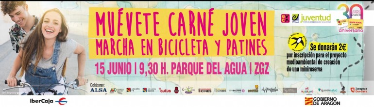 **SUSPENDIDA** Marcha en bicicleta y patines «Muévete Carné Joven»