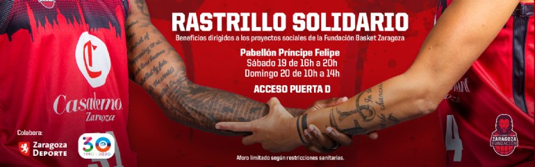 Rastrillo Solidario Fundación Basket Zaragoza