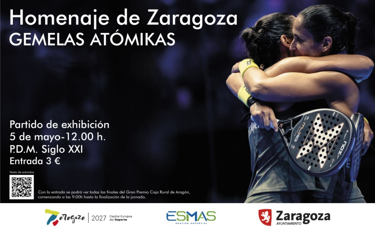 Partido Homenaje de Zaragoza a las Gemelas Atómikas