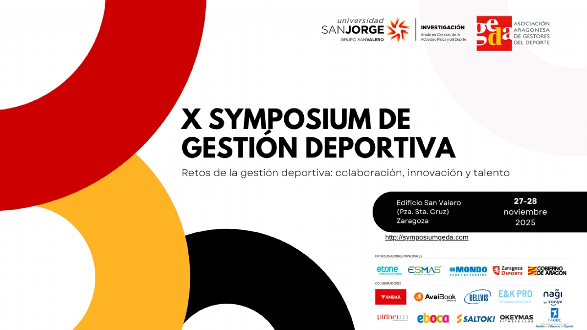 X Symposium Aragonés de Gestión en el Deporte