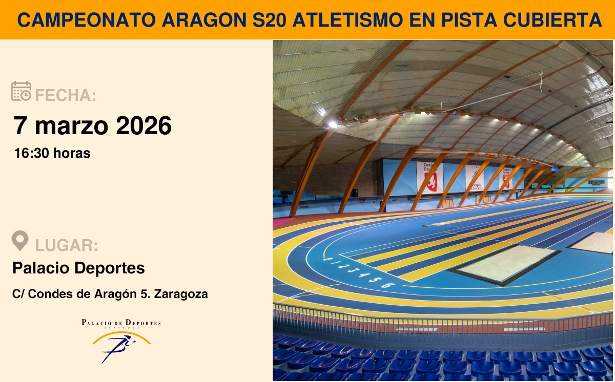Campeonato Aragón S20 de Atletismo en Pista Cubierta