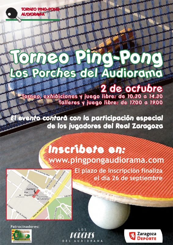 Torneo de Ping-Pong 'Los Porches de Audiorama' Torneo de Ping-Pong 'Los Porches de Audiorama'